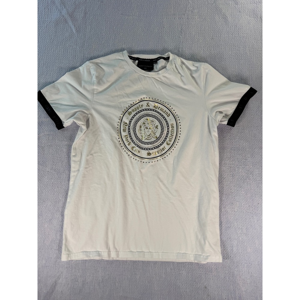 Supply & Demand NYC Superior Collection Medusa Graphic T-Shirt White XXL Mens